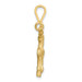 10K Yellow Gold Solid Gymnast Charm - (A82-237)