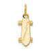 10K Yellow Gold Solid 3-Dimensional Skateboard Charm - (A82-240) 10K Yellow Gold Solid 3-Dimensional Skateboard Charm - (A82-240)