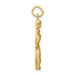 10K Yellow Gold Solid Runner Charm - (A82-276)