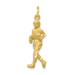 10K Yellow Gold Solid Runner Charm - (A82-276)