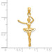 14K Yellow Gold Ballerina Pendant - (A82-325)
