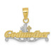 10K Yellow Gold & Rhodium #1 Godmother Charm - (A82-330) 10K Yellow Gold & Rhodium #1 Godmother Charm - (A82-330)