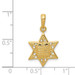 14K Yellow Gold Star of David with Tablets In Center Pendant - (A82-344) 14K Yellow Gold Star of David with Tablets In Center Pendant - (A82-344)