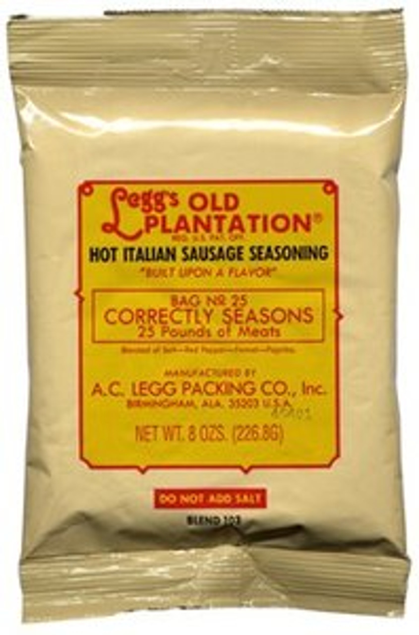 Blend # 103 - Legg's Old Plantation Hot Italian Sausage Seasoning