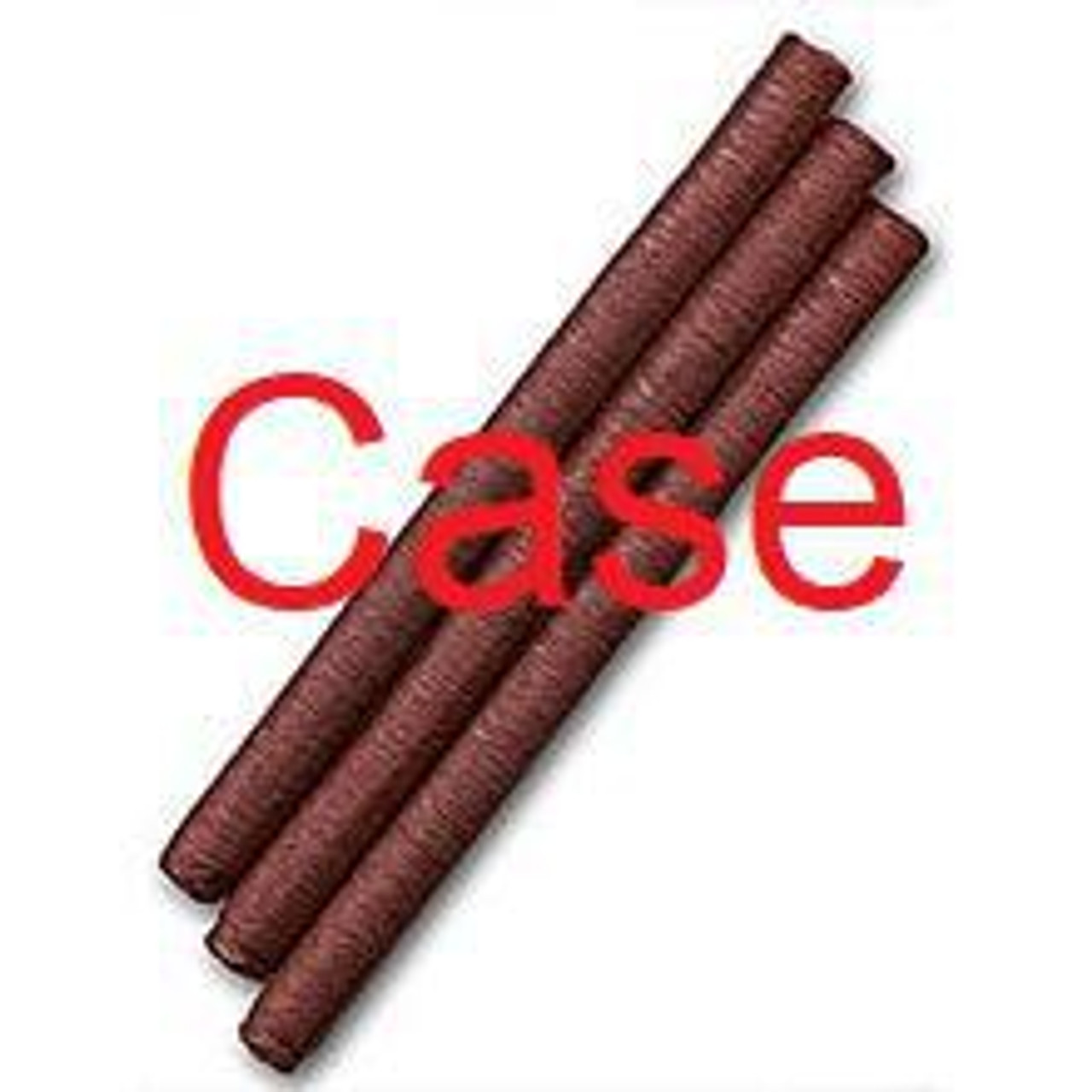 Case - Mahogany Snack Stick Collagen Casing USM19 Caliber (20mm Stuffed) x 50 ft CASE, 4 CADDIES, 280 STRANDS