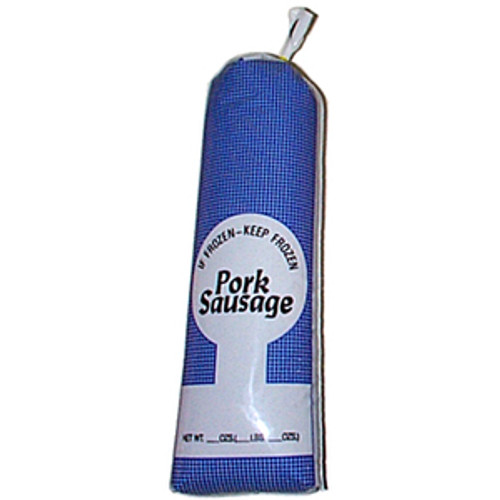 2 lb Pork Sausage White Poly Bags 100 Count.