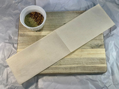 3 lbs White Stitch Cloth Sausage Bags