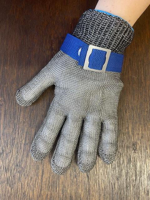 Cut Resistant Safety Glove, Stainless Steal, Large - G6-L