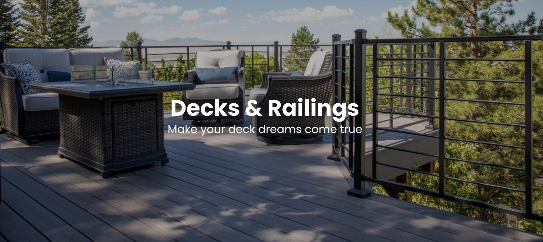 Decks & Railings banner