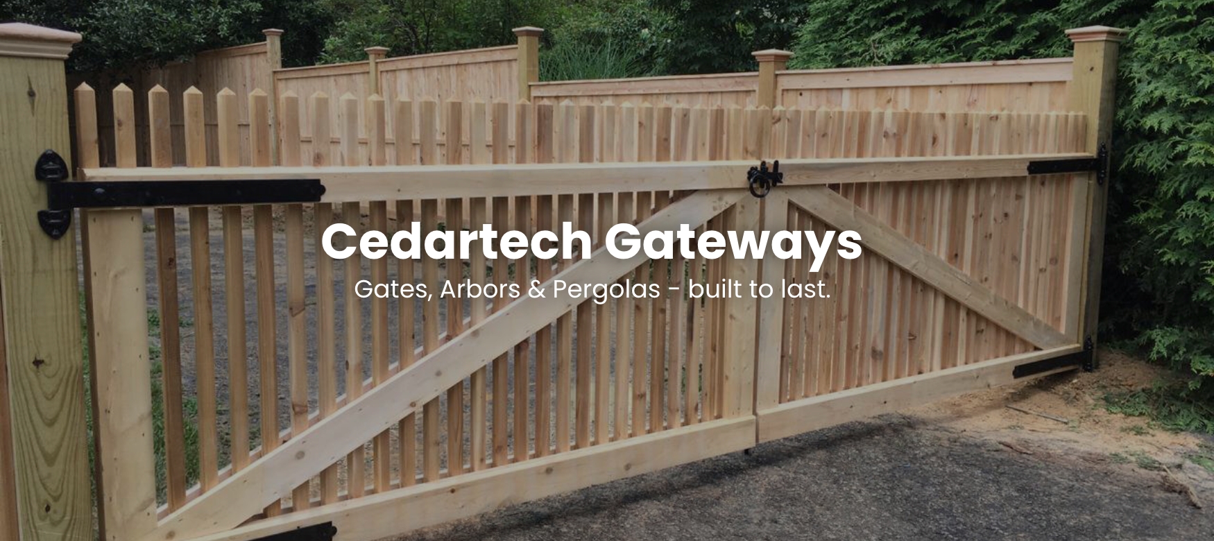 Gates, Arbors & Pergolas banner