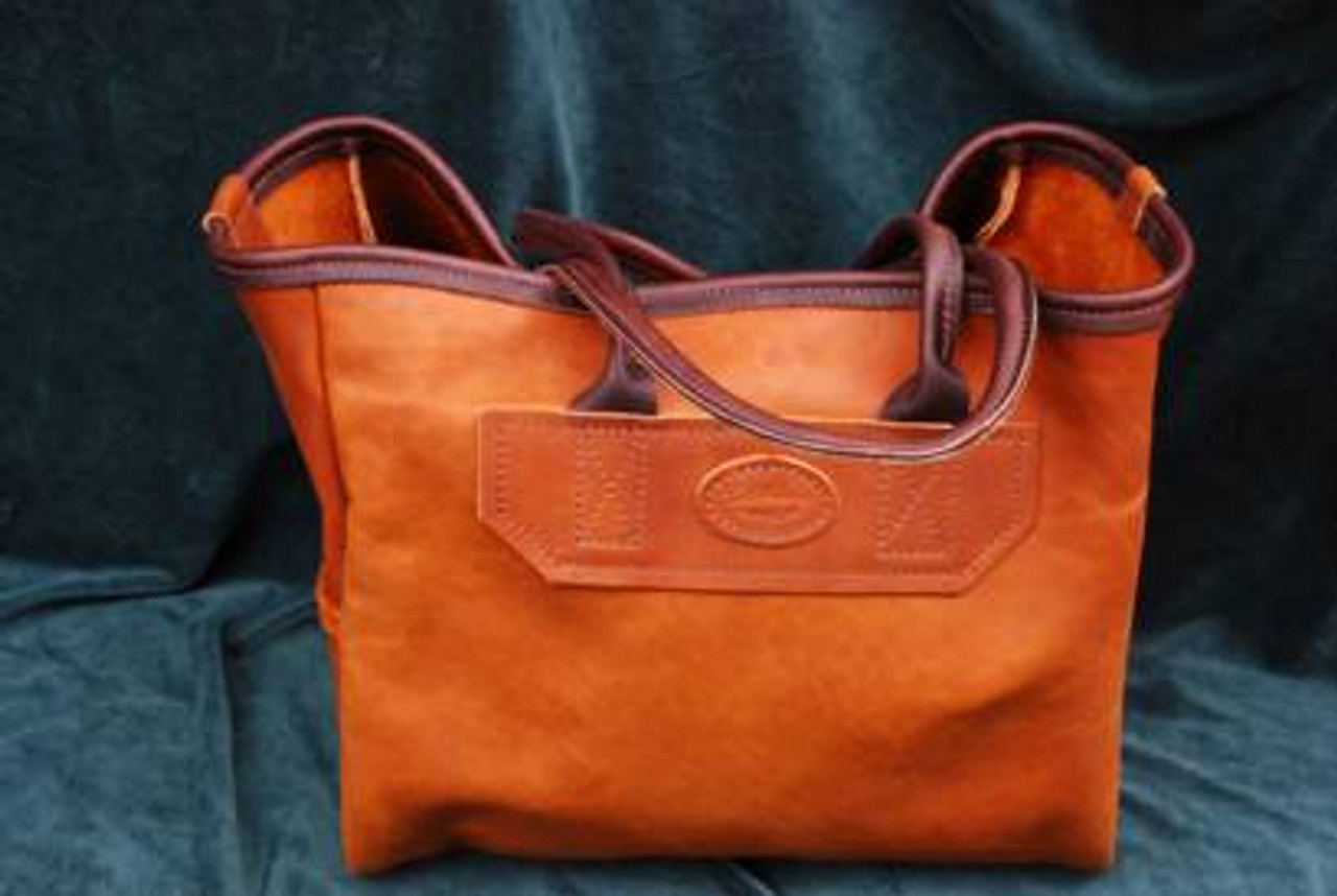 Recycled Saddle Leather Tote bag