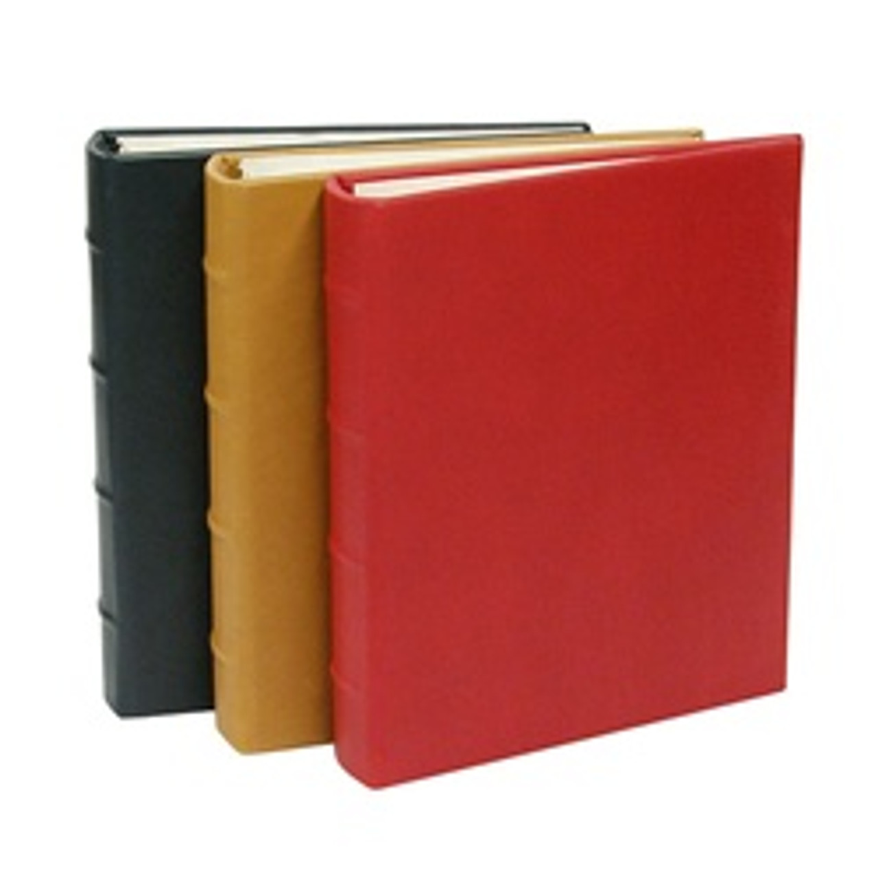 Gallery Leather Compact Window Photo Album Camden Red