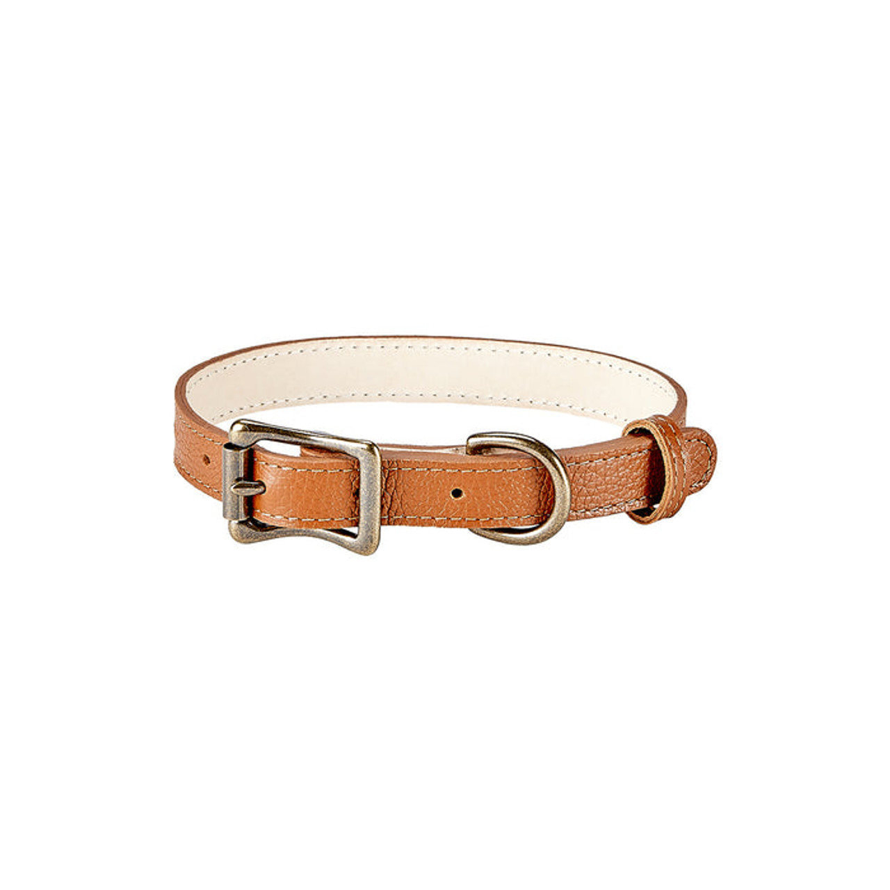 Italian Leather Dog Collar