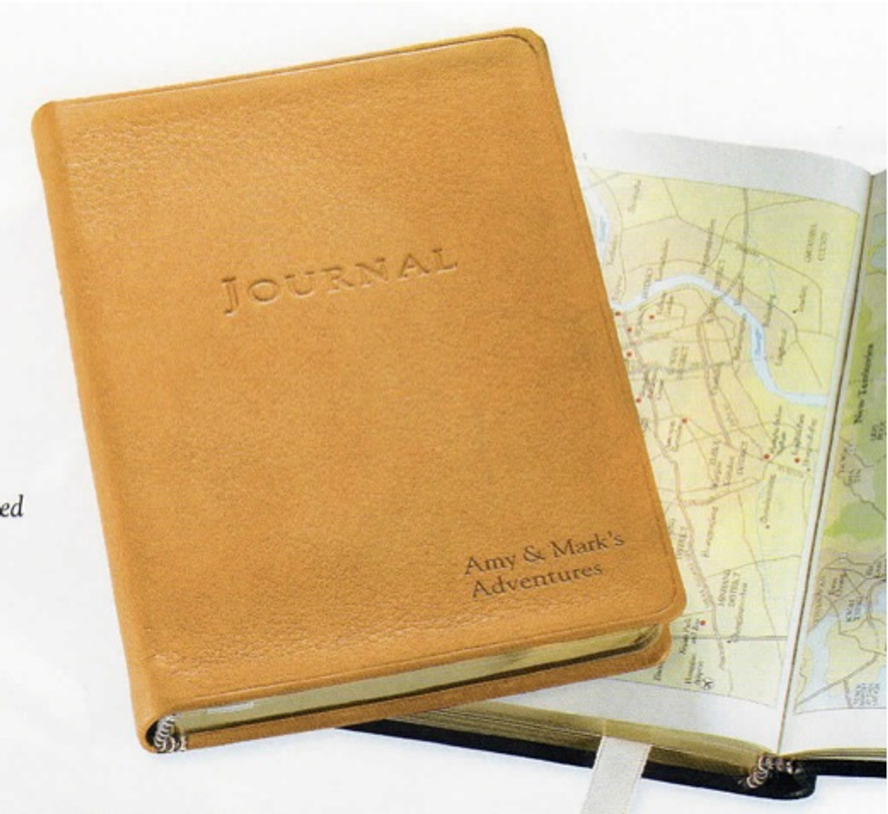 Leather Travel Journal. 4x 6Soft Cover Smyth-sewn