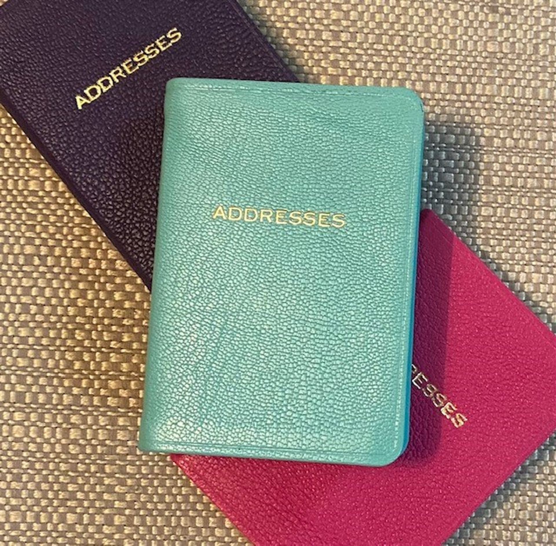 Address Books Leather & Recycled