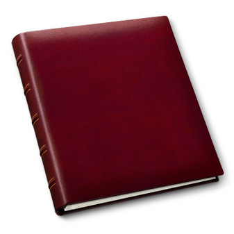  Recycled Leather Album Burgundy