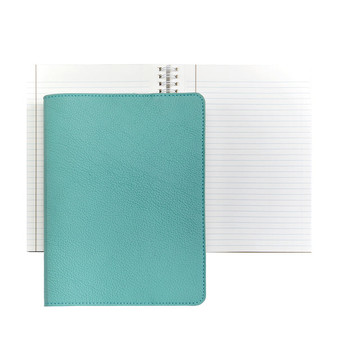 Refillable Journal 7x9" Tiffany Blue Leather - in stock! 