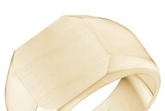 Our Elegant Gold Signet ring 
Available in all sizes for men, women and children! 