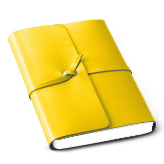 Sunrise Yellow Journal with Tie Closure