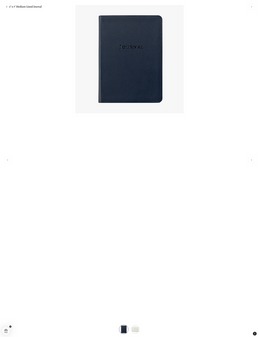 Leather Journal Soft Cover with Lined Pages  - Black