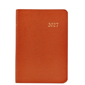 2027 Sunset Orange daily planner, agenda, datebook, calendar- DAY PER PAGE
If you don't see this selection on the pull down, you may note it in the check-out comments section or please call or email to order: 1.800.866.7367, info@scribesdelight.com