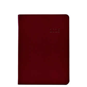 New color !  Classic Beautiful Burgundy  2026 Datebook with The Notebook