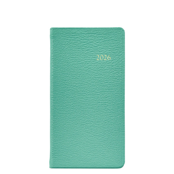 2026 Pocket Datebook 3" x 6" - Tiffany Blue 2026 Pocket Datebook 3" x 6" - Tiffany Blue