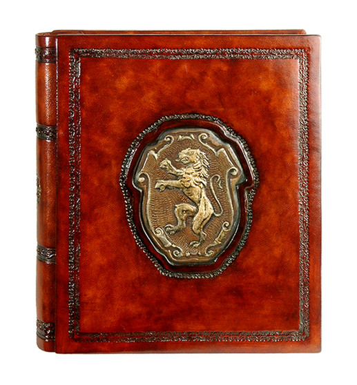 Venetian Lion Italian Leather Album
