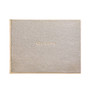 Gold Leather Guest Book