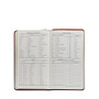 Interior pocket address book showing information