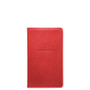 Red Leather Address Book - 3" x 5"