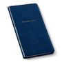 3x6" Cape Cod Address Book - shown here in Blazer Navy - If you do not see this new color on the drop down list, 
put this color into the Comments box when you place your order or you may order by phone, or email: 1.800.866.7367, info@scribesdelight.com