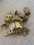 Item #18 Vintage Italian Brass Sealing Wax Seals 39.00 value/NOW 10.00
discontinued/limited quantities: 
Holiday/Religious& various designs. Type your design choices into the message box
"JOY" (2), Celtic Cross (4), "MERRY CHRISTMAS" (2), Gingerbread Cookie, Teddy Bear, Dove of Peace, Snow Person, Cherub
Claddagh (2), Yin Yang, Chinese Symbol, Tulips, Dolphin, Palm Tree (2), Kokopelli
