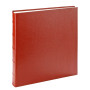 Red Leather Bound Album Scrapbook