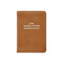 Keep Democracy in your pocket - Hand sewn Pocket-sized United State Constitution 
in Classic British Tan 