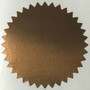 Timeless Bronze Shiny Foil Serrated - also available in Smooth round - choose serrated or smooth round in shopping cart  