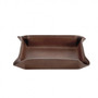 Soft Chocolate Brown Leather Portable Flexi-Organizer - note color choice on comments section of your order