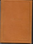 British Tan Leather Journal with blind embossing engraving