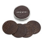 Chocolate Brown Croc Leather Coasters