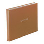 Guest Book - Italian Recycled Leather - Tan