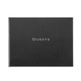 Guest Book - Italian Recycled Leather - Black