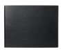 Large Italian Leather Guest Book - Black
