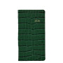 2027 Pocket Datebook 3" x 6" - Croc Bottle Green