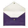 Purple Medium Leather Envelope