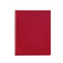 Red Leather Refillable Desk Address Book