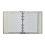 Refillable address book open pages