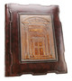 Italian Leather Photo Album Medieval Vatican Doors