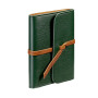 Green Leather Refillable JOURNAL with Wrap Closure - 5" x 7" Green Leather Refillable JOURNAL with Wrap Closure - 5" x 7"