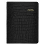 2026 Desk Tuxedo Black Croc - Week to View Desk 2026
If you don't see this selection on the pull down, you may note it in the check-out comments section or please call or email to order: 1.800.866.7367, info@scribesdelight.com
