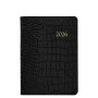 Croc Tuxedo Black 2026 Datebook with The Notebook
If you don't see this selection on the pull down, you may note it in the check-out comments section or please call or email to order: 1.800.866.7367, info@scribesdelight.com